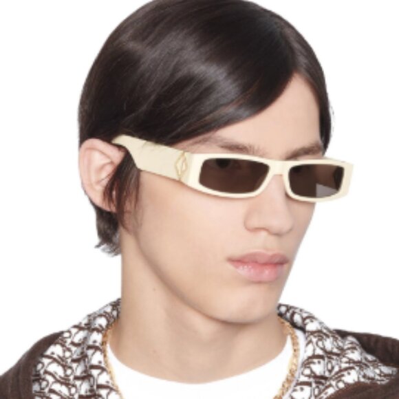 NEW DIOR CD DIAMOND S1I 50F0 IVORY UNISEX SUNGLASSES CD DIAMOND S1I 50F - Picture 1 of 10